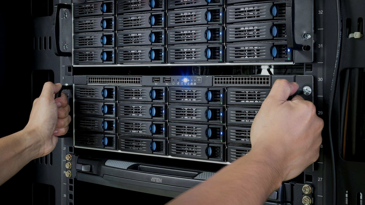 Servidor RAID en proceso de imagen byte-a-byte